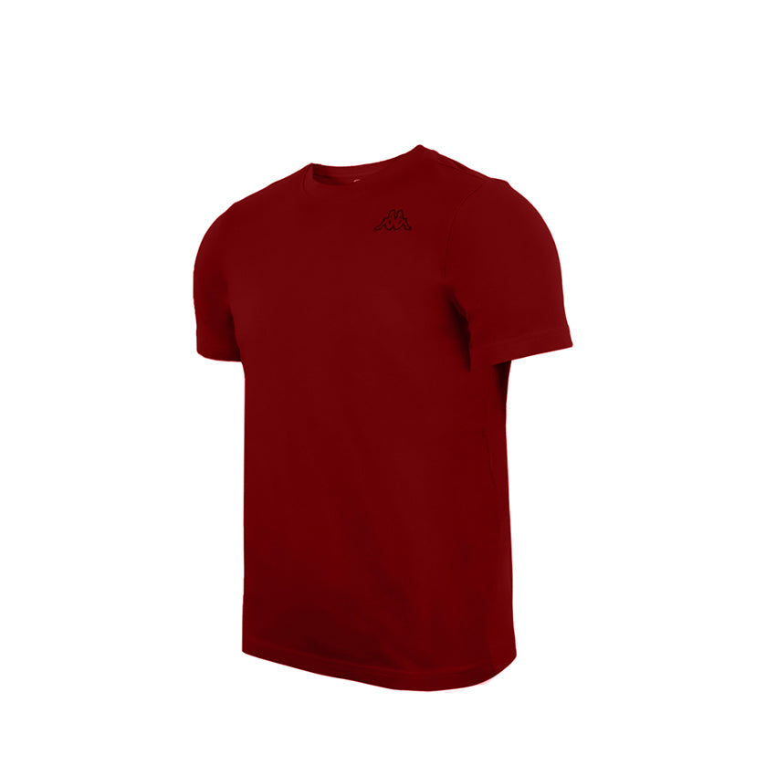 Sports Logo Men's T-shirt - Red Black