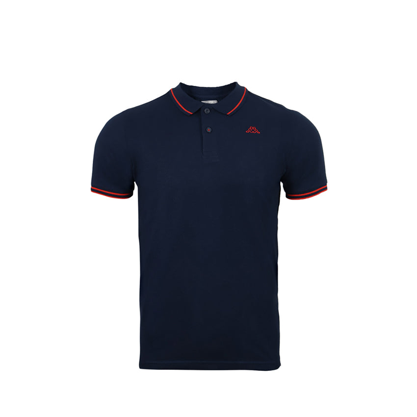 Sports Logo Men's Polo Shirt - Navy Red