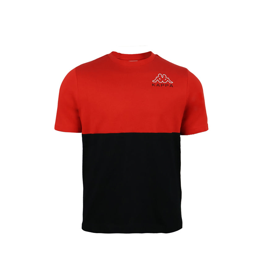 Sports Logo Men's T-Shirt - Red Black