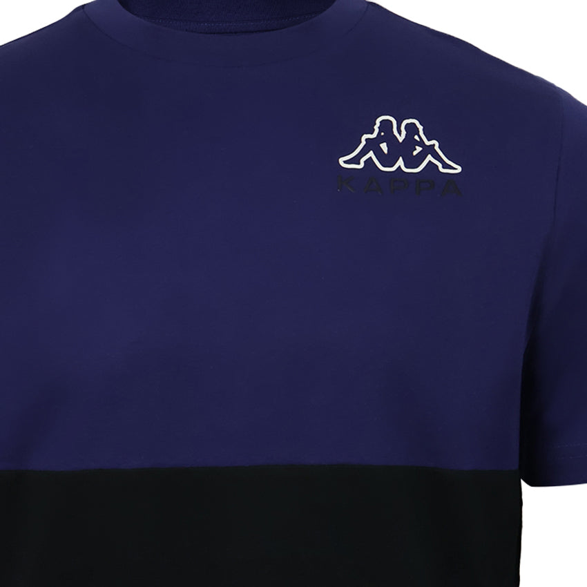 Sports Logo Men's T-Shirt - Dark Blue Black
