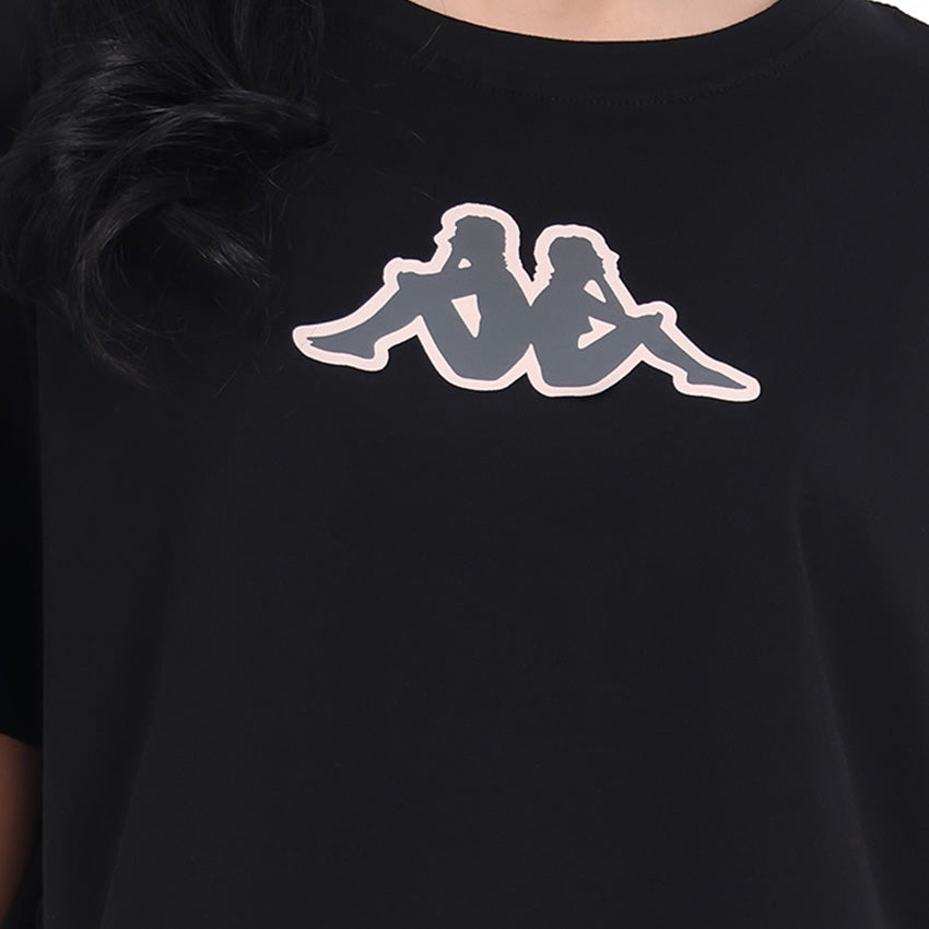 Sports Logo Women's Crop Top - Black