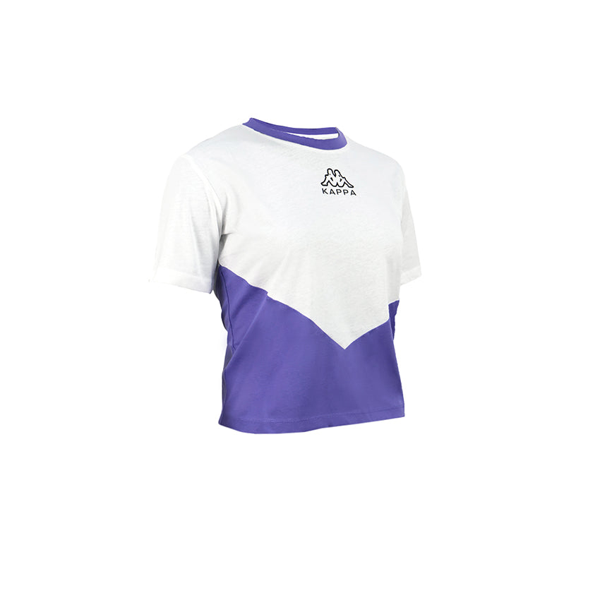 Sports Logo Women's T-Shirt - White Purple