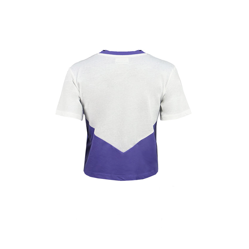 Sports Logo Women's T-Shirt - White Purple