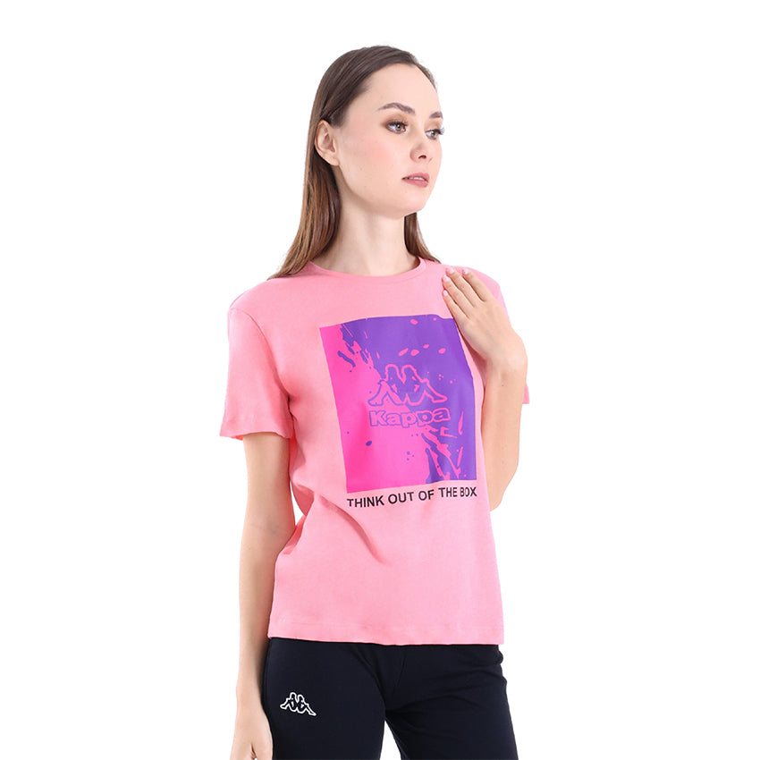 Sports Logo Women's T-Shirt - Pink
