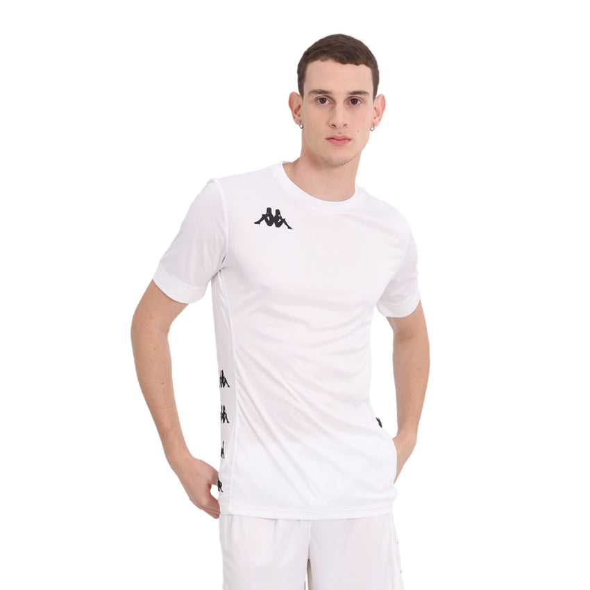 Sports Logo Men's T-Shirt - White Black