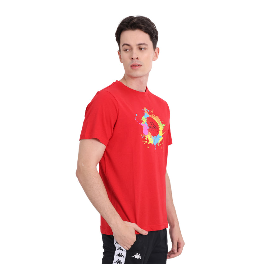 Sports Logo Men's T-Shirt - Red