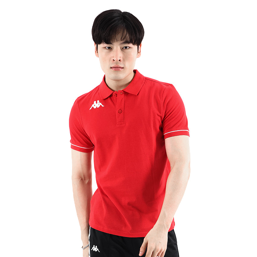 Sports Logo Men's Polo Shirt - Red
